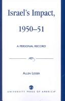 Israel's impact, 1950-51 by Allen Lesser