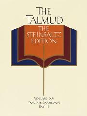 Cover of: The Talmud =: [Talmud Bavli] : the Steinsaltz edition