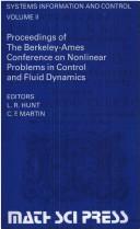 Cover of: Proceedings of the Berkeley-Ames Conference on Nonlinear Problems in Control and Fluid Dynamics