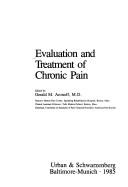 Evaluation and treatment of chronic pain by Gerald M. Aronoff