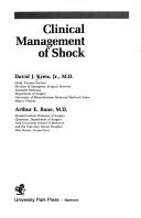 Clinical management of shock by David J. Kreis