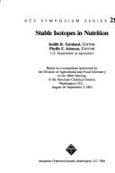 Stable isotopes in nutrition