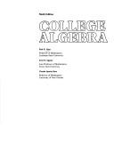 Cover of: College algebra