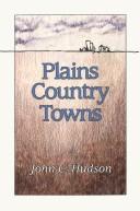 Cover of: Plains country towns