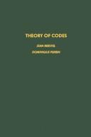 Cover of: Theory of codes