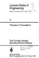The complex variable boundary element method by Theodore V. Hromadka