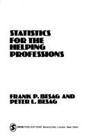 Cover of: Statistics for the helping professions