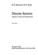 Cover of: Discrete systems, analysis, control, and optimization