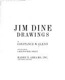 Jim Dine drawings by Constance Glenn