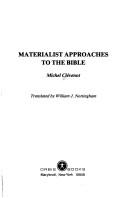 Cover of: Materialist approaches to the Bible