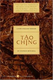 Cover of: Tao Te Ching by Stephen Mitchell