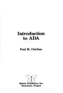 Cover of: Introduction to ADA