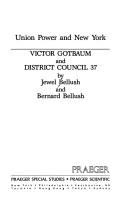 Cover of: Union power and New York by Jewel Bellush