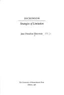 Cover of: Dickinson, strategies of limitation by Jane Donahue Eberwein