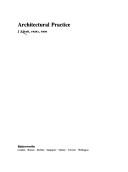 Cover of: Architectural practice