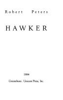 Cover of: Hawker by Robert Peters