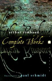 Cover of: Arthur Rimbaud by Arthur Rimbaud