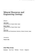 Cover of: Mineral resources and engineering geology