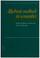 Cover of: Algebraic methods in semantics
