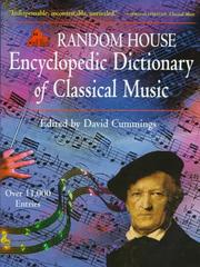 Cover of: Random House encyclopedic dictionary of classical music