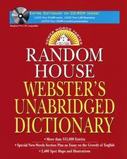 Random House Webster's unabridged dictionary by Random House (Firm)