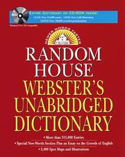 Cover of: Random House Webster's unabridged dictionary.