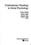 Cover of: Contemporary readings in social psychology