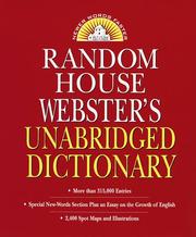 Cover of: Random House Webster's unabridged dictionary.