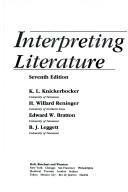 Cover of: Interpreting literature