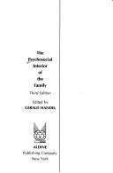Cover of: The Psychosocial interior of the family