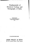 Fundamentals of historical geology and stratigraphy of India by Dr. Ravindra Kumar