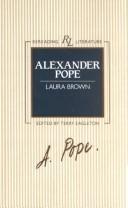 Cover of: Alexander Pope by Brown, Laura