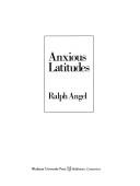 Anxious latitudes cover