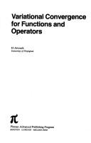 Variational convergence for functions and operators by H. Attouch