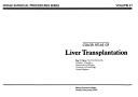 Cover of: Color atlas of liver transplantation by Roy Yorke Calne