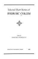 Cover of: Selected short stories of Padraic Colum by Padraic Colum