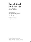 Cover of: Social work and the law