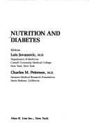Cover of: Nutrition and diabetes