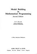 Cover of: Model building in mathematical programming by H. P. Williams