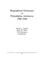 Cover of: Biographical dictionary of Philadelphia architects, 1700-1930