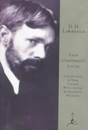 Cover of: Lady Chatterley's Lover by David Herbert Lawrence
