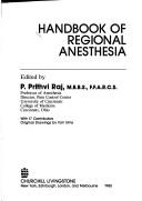 Cover of: Handbook of regional anesthesia | 