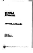 Cover of: Media power