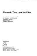 Cover of: Economic theory and the cities