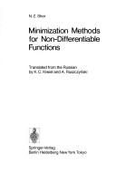Cover of: Minimization methods for non-differentiable functions | N. Z. Shor