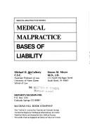 Cover of: Medical malpractice -- bases of liability