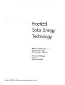 Cover of: Practical solar energy technology