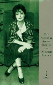 Cover of: The Poetry and Short Stories of Dorothy Parker