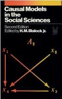 Cover of: Causal models in the social sciences by Hubert M. Blalock