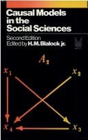 Cover of: Causal models in the social sciences